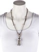 John Hardy Topaz Tassel Multistrand Pendant Necklace