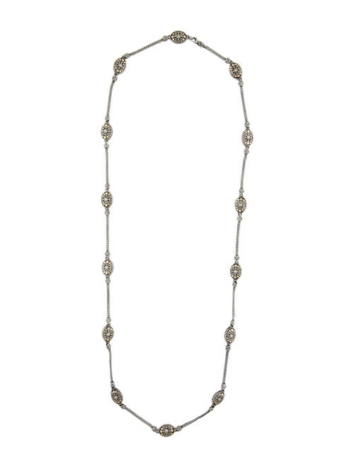John Hardy Two-Tone Jaisalmer Dot Station Necklace