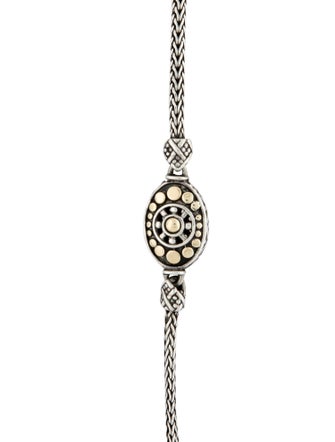 John Hardy Two-Tone Jaisalmer Dot Station Necklace