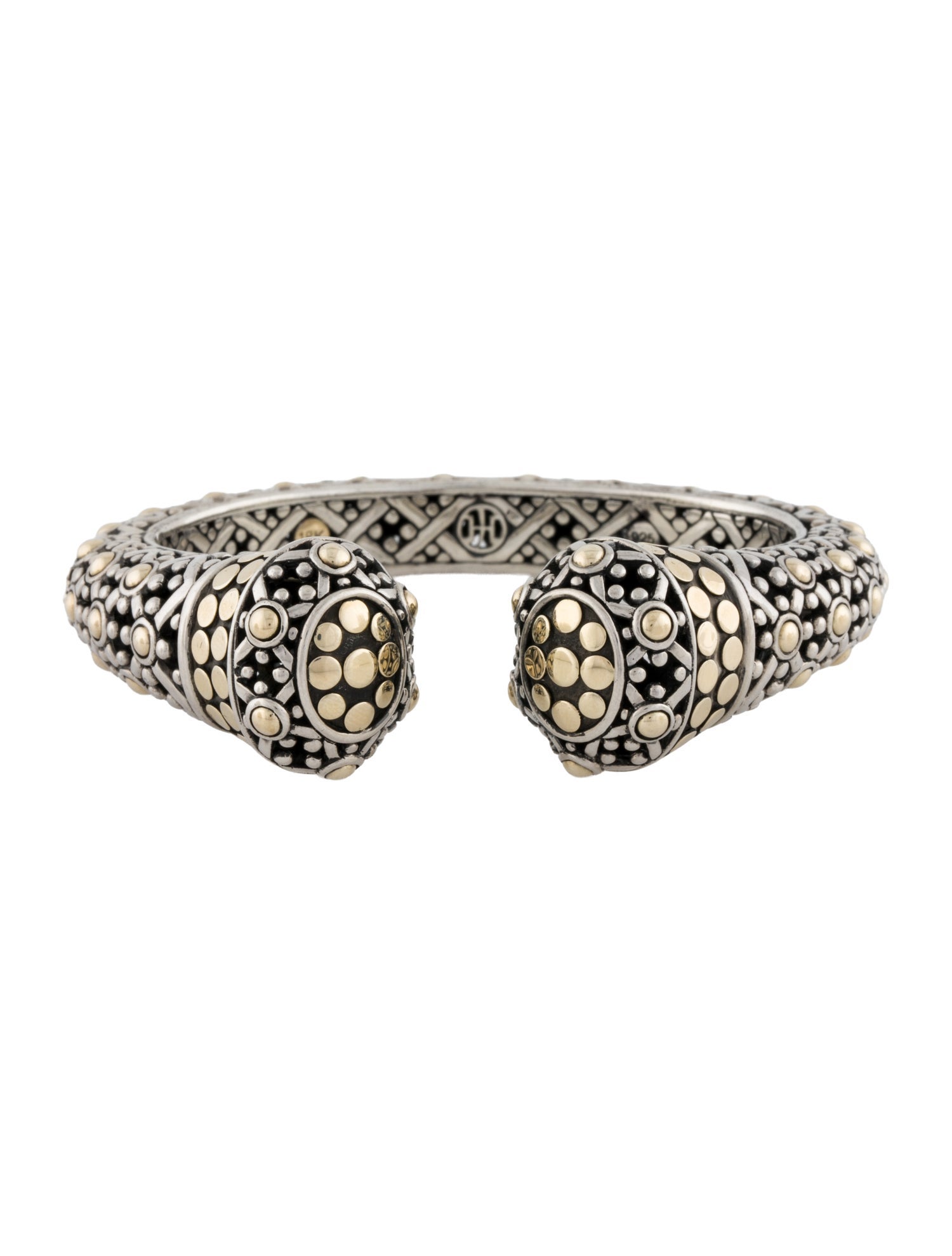 John Hardy Two-Tone Jaisalmer Kick Cuff Bracelet