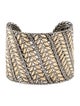 John Hardy Two-Tone Wide Kawung Cuff Bracelet