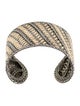 John Hardy Two-Tone Wide Kawung Cuff Bracelet