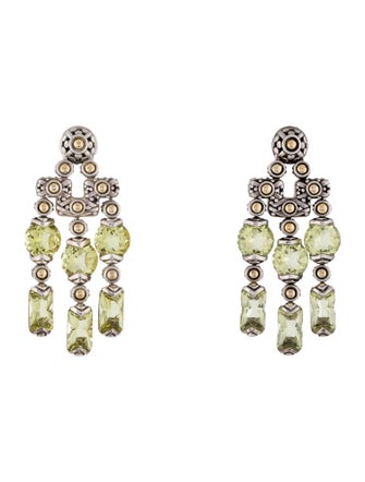 John Hardy Citrine Batu Sari Chandelier Earrings