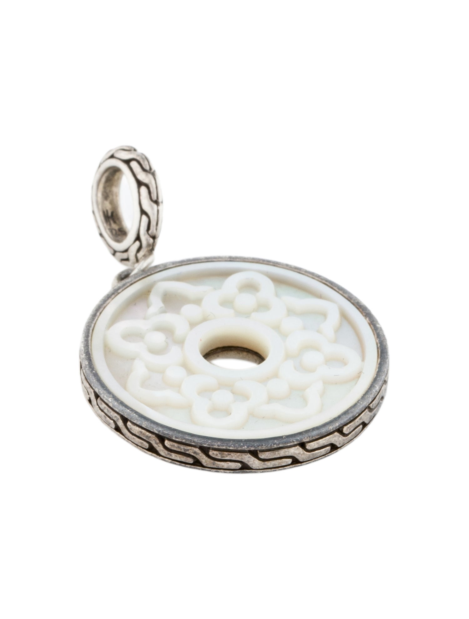 John Hardy Mother Of Pearl Padma Pendant