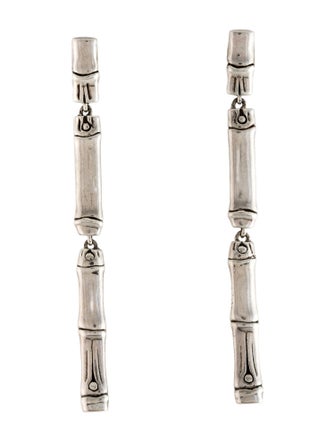 John Hardy Bamboo Drop Earrings