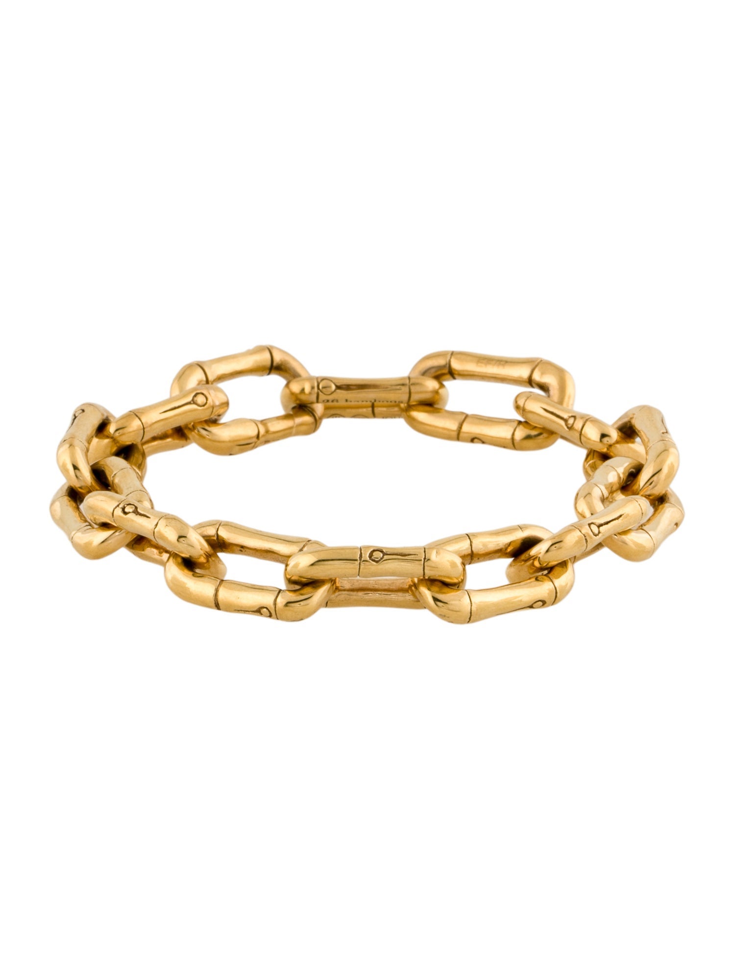 John Hardy 18K Bamboo Link Bracelet