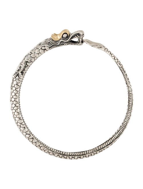 John Hardy Two-Tone Naga Dragon Bangle Bracelet