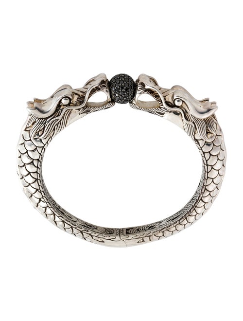 John Hardy 1.39ctw Diamond Double Head Legends Naga Bracelet