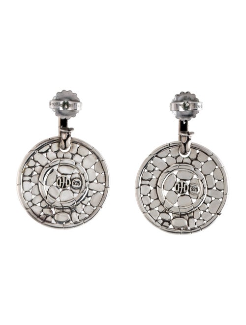 John Hardy Kali Pebble Disc Drop Earrings