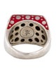 John Hardy Dot Enamel Signet Ring