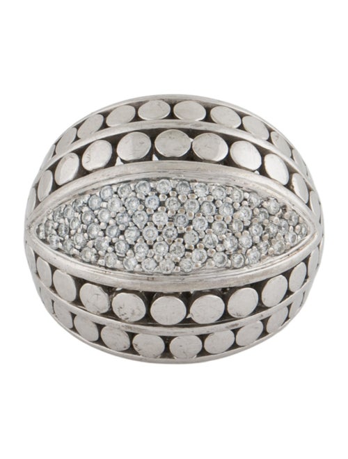 John Hardy Diamond Dot Dome Ring