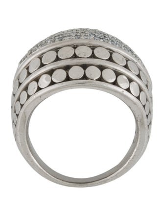 John Hardy Diamond Dot Dome Ring