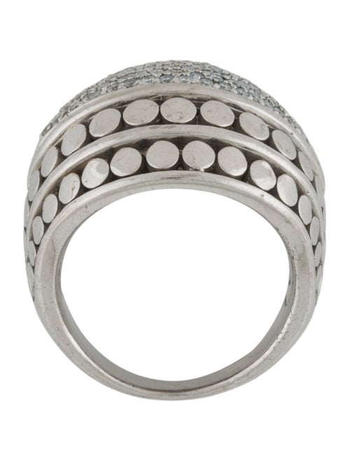 John Hardy Diamond Dot Dome Ring