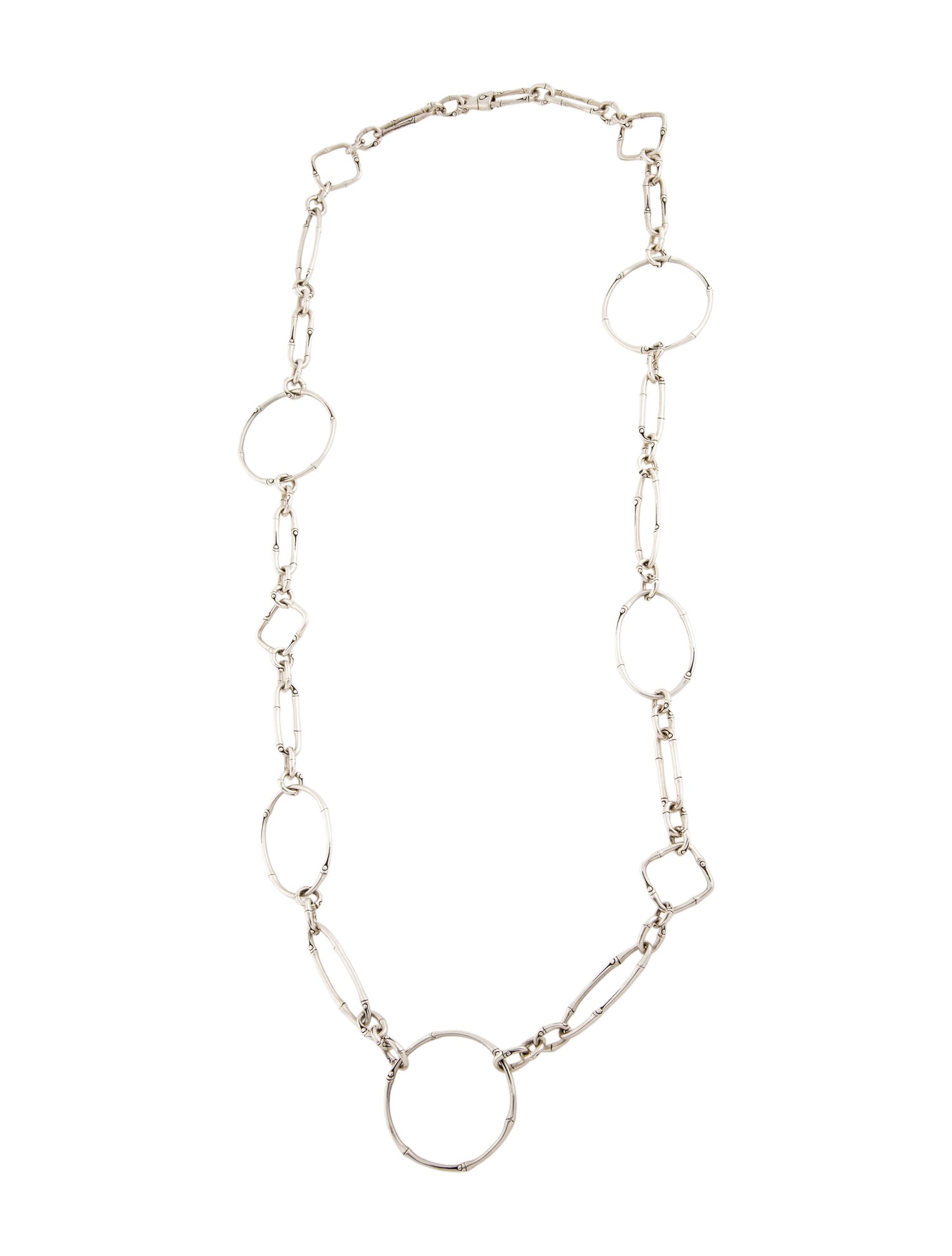 John Hardy Bamboo Station Necklace