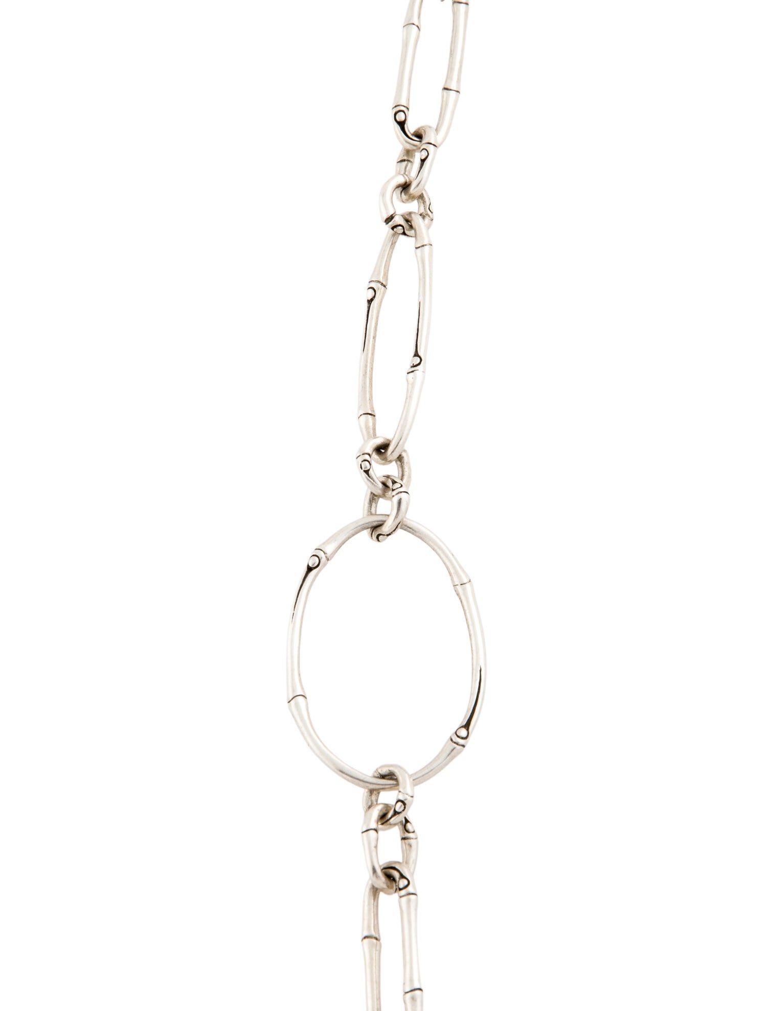 John Hardy Bamboo Station Necklace