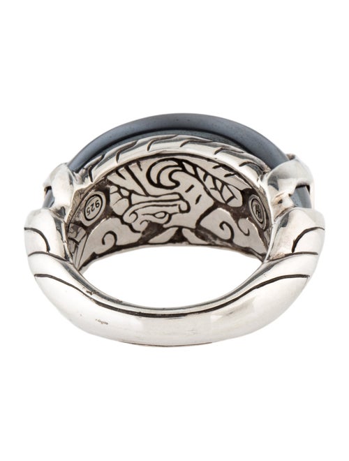 John Hardy Hematite Legends Naga Ring