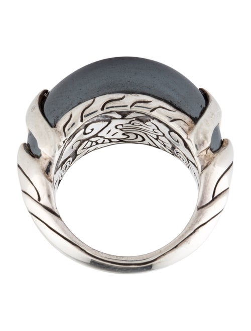 John Hardy Hematite Legends Naga Ring