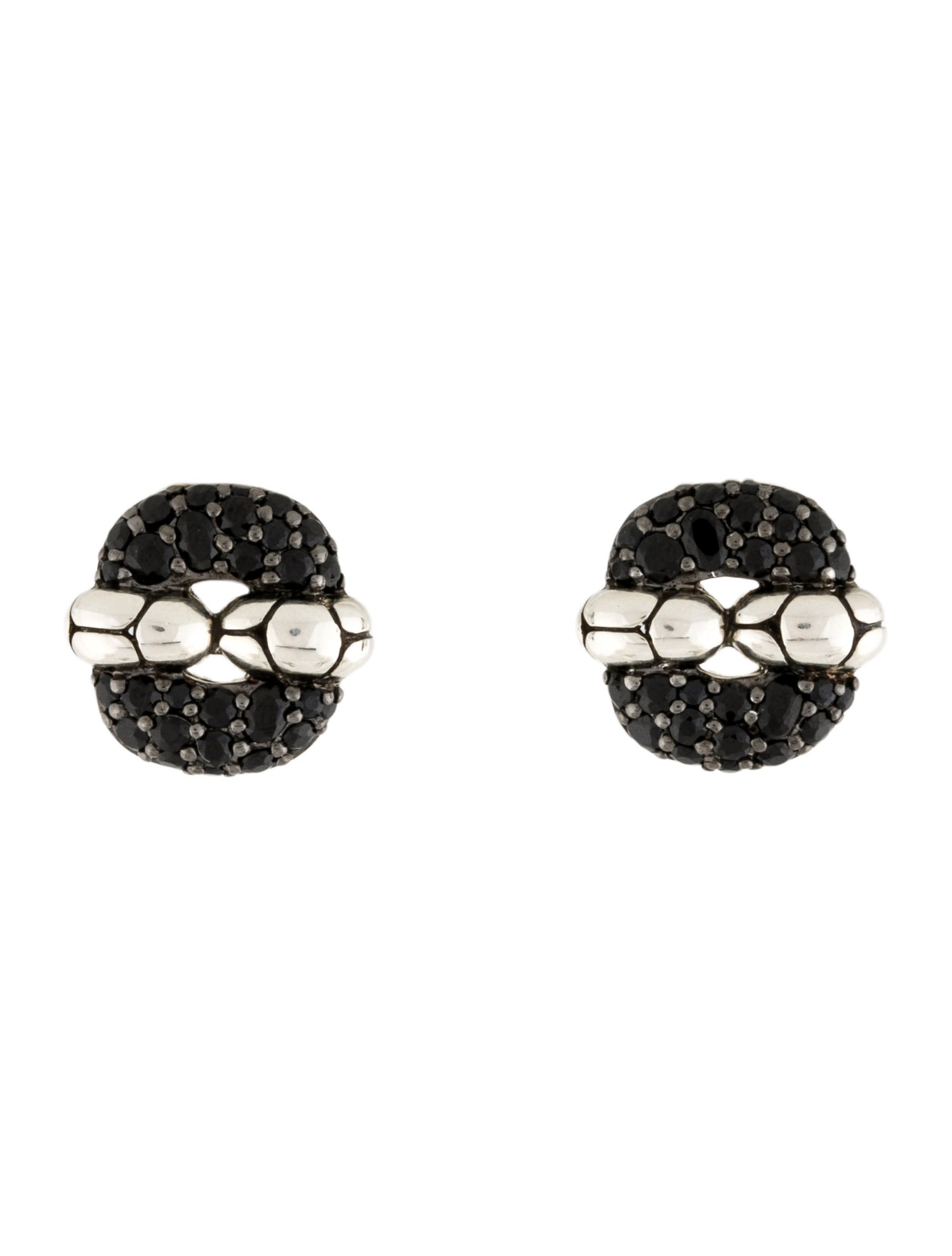John Hardy Sapphire Kali Lava Earclip Earrings