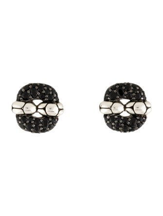 John Hardy Sapphire Kali Lava Earclip Earrings