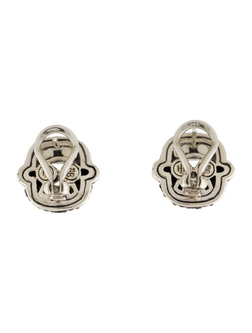 John Hardy Sapphire Kali Lava Earclip Earrings