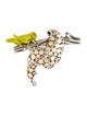 John Hardy Enamel Grasshopper Dot Leaf Brooch