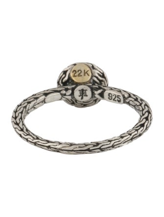 John Hardy Two-Tone Icon Dot Cocktail Ring