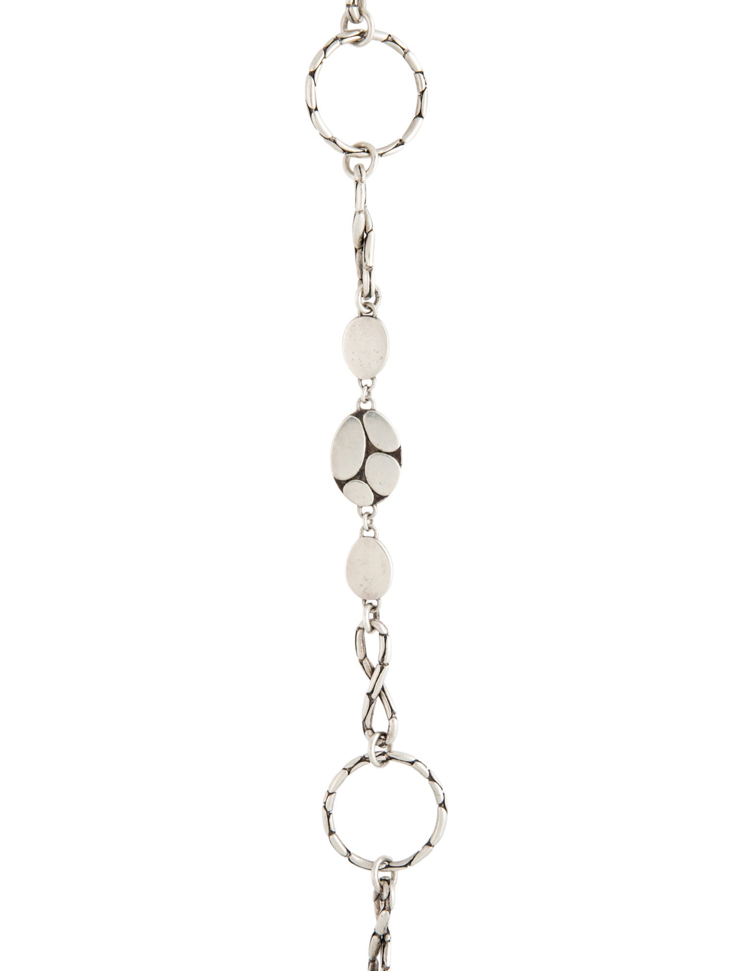 John Hardy Kali Menari Pebble Station Necklace