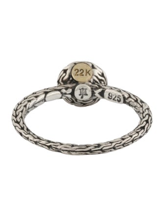 John Hardy Two-Tone Icon Dot Cocktail Ring