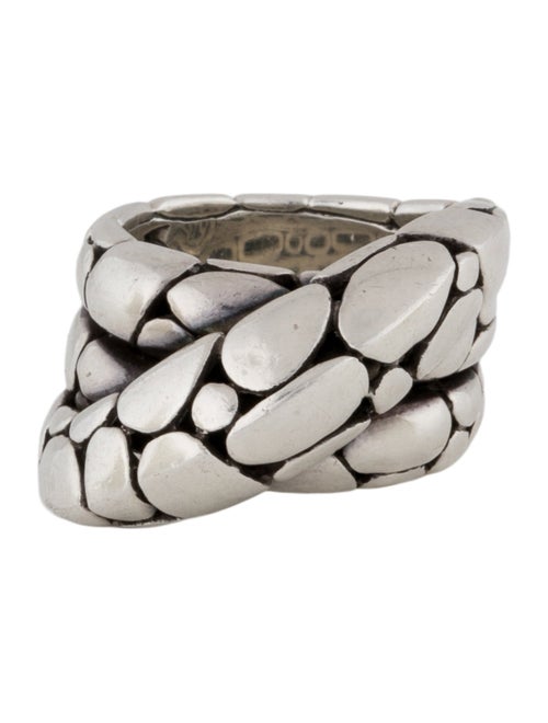 John Hardy Kali Dotted Twist Overlap Ring