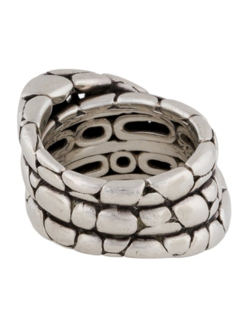 John Hardy Kali Dotted Twist Overlap Ring