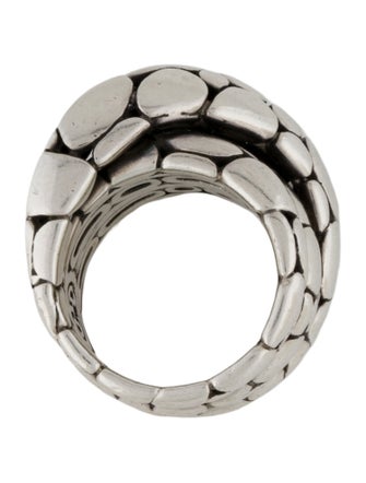 John Hardy Kali Dotted Twist Overlap Ring