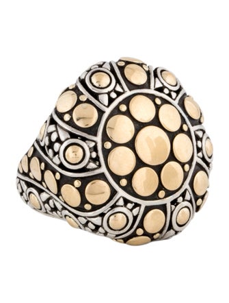 John Hardy Two-Tone Jaisalmer Dot Cocktail Ring