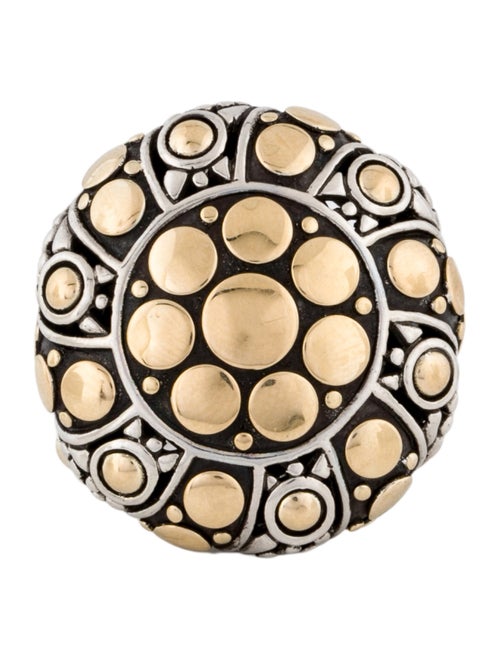 John Hardy Two-Tone Jaisalmer Dot Cocktail Ring