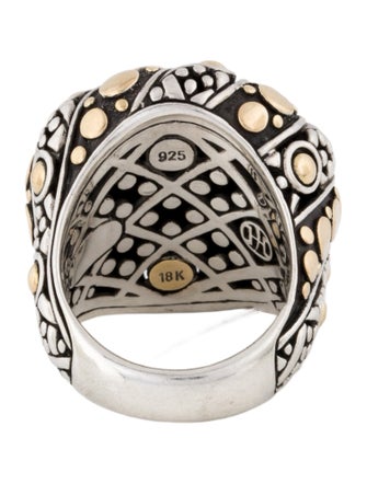 John Hardy Two-Tone Jaisalmer Dot Cocktail Ring