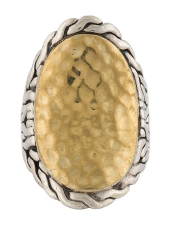 John Hardy Hammered Palu Saddle Ring