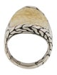 John Hardy Hammered Palu Saddle Ring