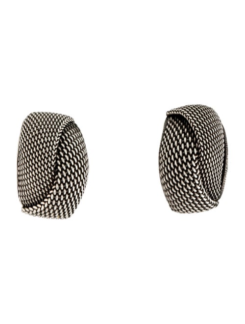 John Hardy Mesh Crossover Stud Earrings