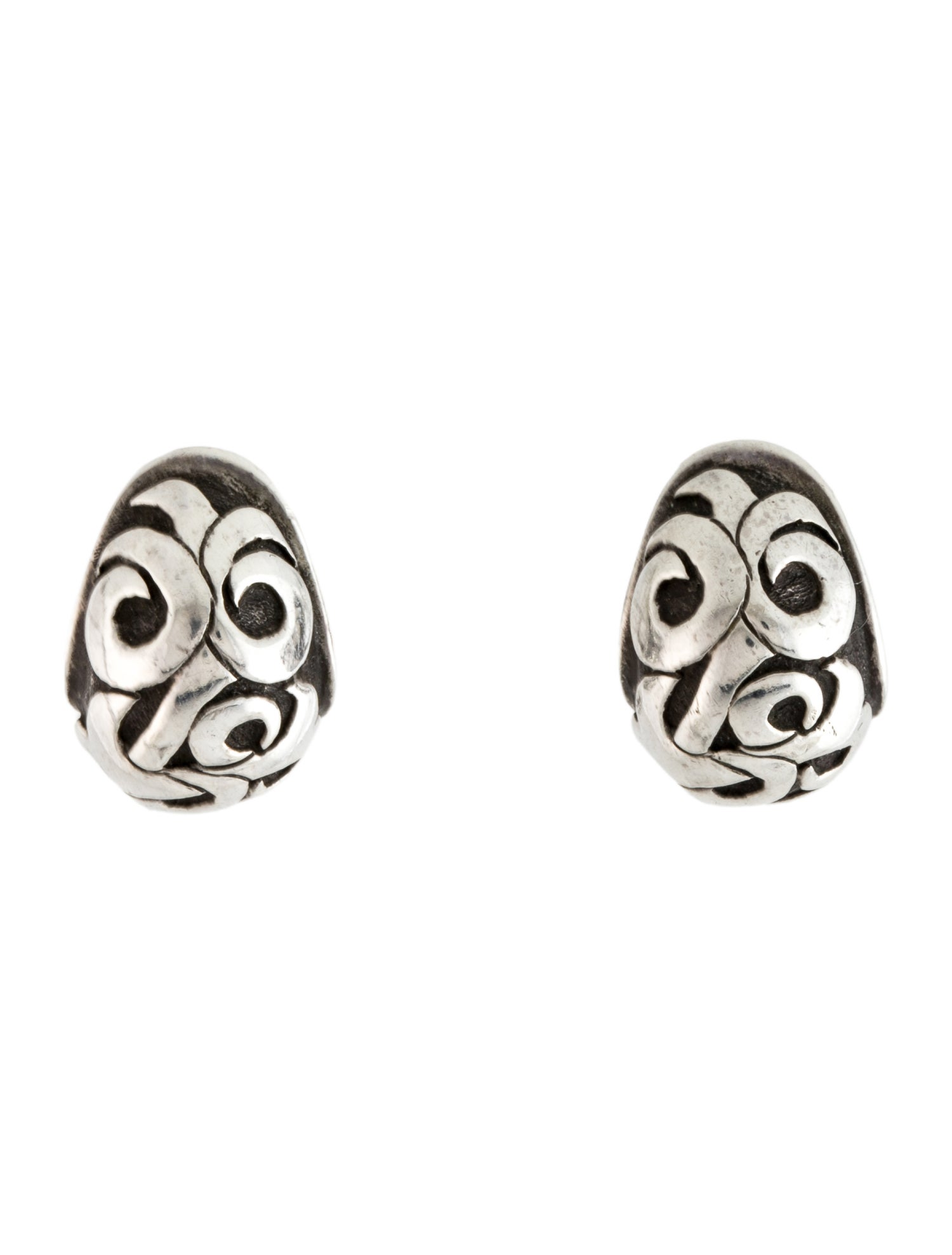 John Hardy Buddha Belly Earclips