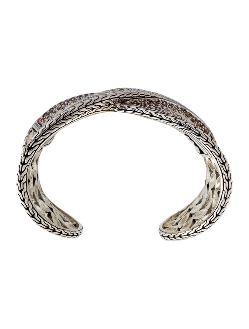 John Hardy Sapphire, Citrine & Garnet Batu Kawung Sunset Cuff