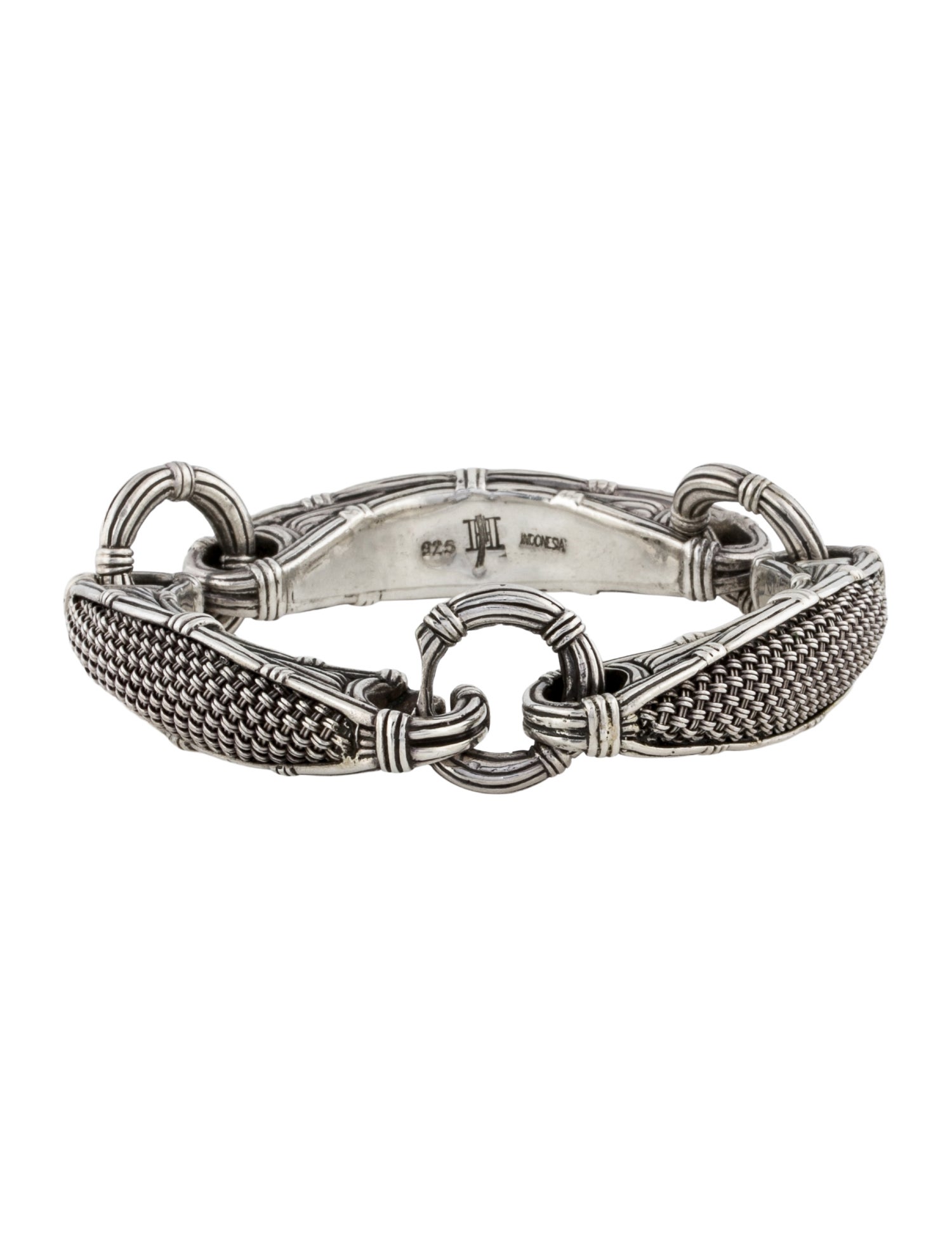 John Hardy Basket Weave Link Bracelet
