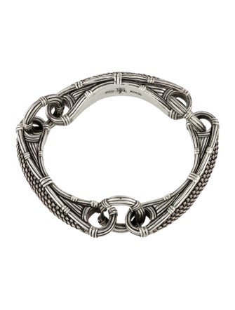 John Hardy Basket Weave Link Bracelet