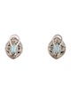 John Hardy Topaz Batu Earclips