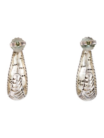 John Hardy Sapphire Palu Macan Hoop Earrings