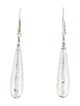 John Hardy Hammered Teardrop Earrings