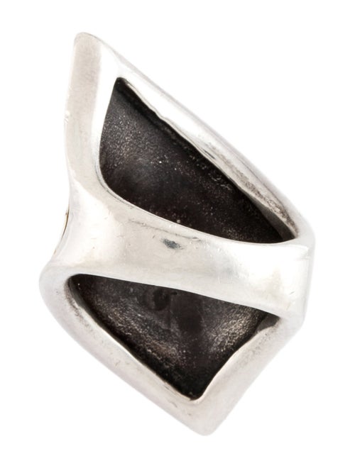 John Hardy Two-Tone Contour Dot Cocktail Ring