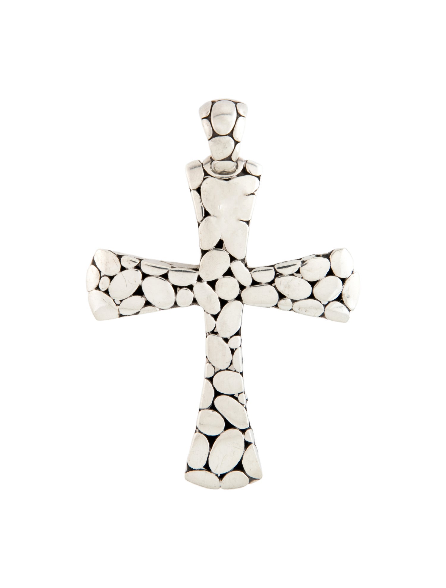 John Hardy Kali Cross Pebble Pendant