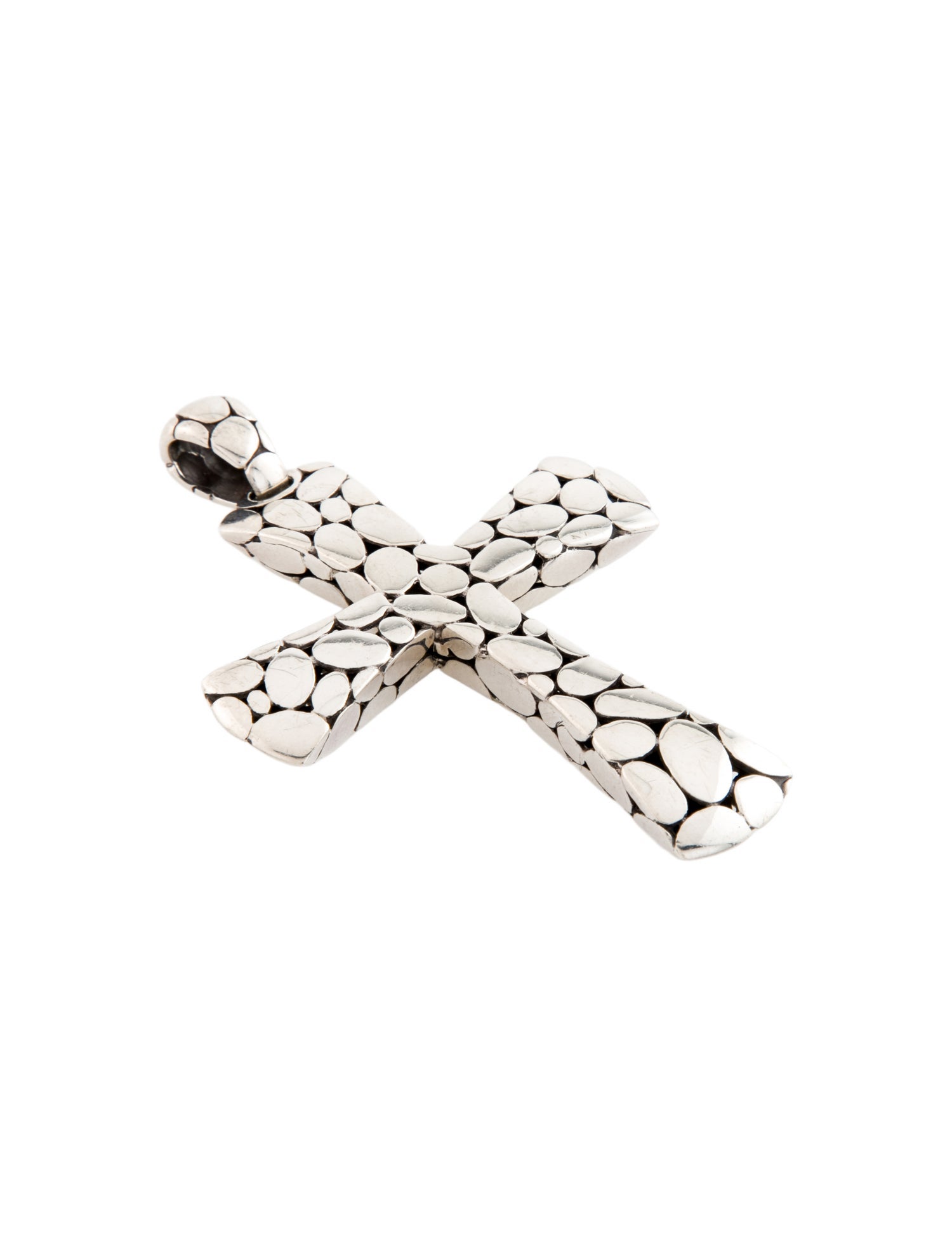 John Hardy Kali Cross Pebble Pendant