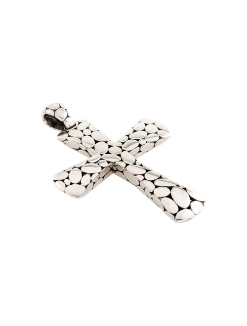 John Hardy Kali Cross Pebble Pendant