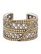 John Hardy Two-Tone Jaisalmer Dot Kick Cuff Bracelet
