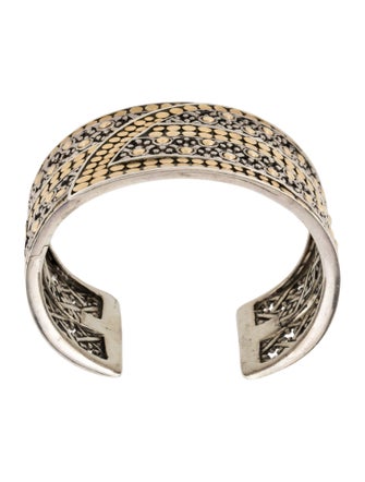 John Hardy Two-Tone Jaisalmer Dot Kick Cuff Bracelet